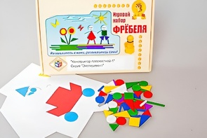 Игровой набор Фребеля "Конструктор плоскостной-1" (Серия "Эксперимент") - fgospostavki.ru - Лесной