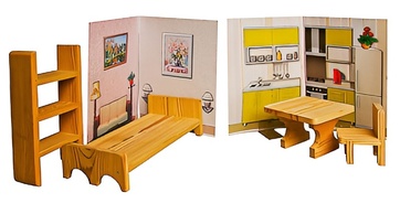 Игровой набор "Мебель" - fgospostavki.ru - Лесной