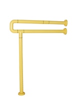 Желтый поручень напольно-настенный с антибактериальным покрытием - fgospostavki.ru - Лесной