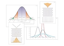 Модель-аппликация "Нормальное распределение (Распределение Гаусса)" (ламинированная) - fgospostavki.ru - Лесной