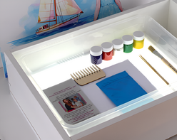 Стол-планшет "Водная фантазия" (Формат А4) - fgospostavki.ru - Лесной