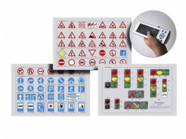 Базовый комплект светового оборудования "Дорожные знаки. Светофоры" с сенсорным беспроводным пультом дистанционного управления - fgospostavki.ru - Лесной