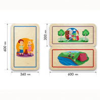 Набор стеновых панелей «Мои увлечения - Любимые занятия» - fgospostavki.ru - Лесной