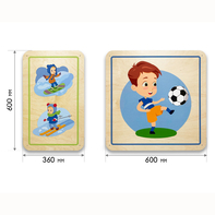 Набор стеновых панелей «Спорт - Путь к победе» - fgospostavki.ru - Лесной