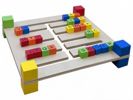 Фронтальное наглядное игровое пособие "Двухсторонний английский алфавит" - fgospostavki.ru - Лесной