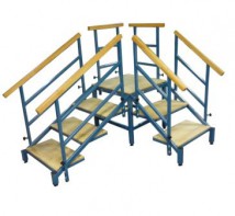 Лестница для упражнений в ходьбе (натуральный бук) - fgospostavki.ru - Лесной