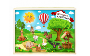 Интерактивная светозвуковая панель «Домашние животные» - fgospostavki.ru - Лесной