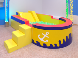 Бассейн сухой фигурный разборный - fgospostavki.ru - Лесной