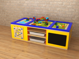 Ландшафтный стол Весёлые игры - fgospostavki.ru - Лесной