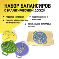 Набор балансиров с балансировочной доской - fgospostavki.ru - Лесной