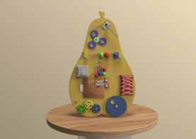 Бизиборд «Сочная груша» - fgospostavki.ru - Лесной