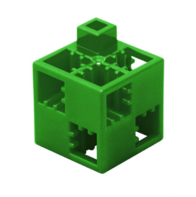 Кубик-основание зеленый 20х20 Artec - fgospostavki.ru - Лесной