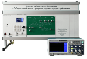 Комплект лабораторного оборудования «Лабораторный макет супергетеродинного радиоприёмника»  - fgospostavki.ru - Лесной