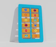 Игровая панель «Дорожные знаки»  - fgospostavki.ru - Лесной