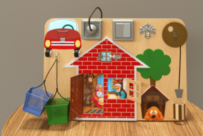 Настенная панель «Загородный домик» - fgospostavki.ru - Лесной