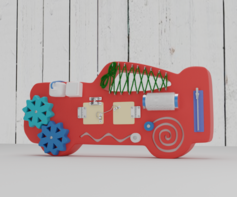 Бизиборд «Машинка» - fgospostavki.ru - Лесной