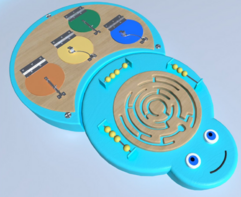 Настенный игровой элемент «Гусеница» - fgospostavki.ru - Лесной