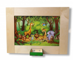 Тактильно-развивающая панель «Мир зверей» - fgospostavki.ru - Лесной