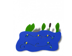 Тактильно-развивающая панель «Пруд» - fgospostavki.ru - Лесной