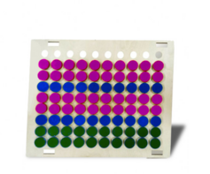 Тактильно-развивающая панель «Цветные фигурки» - fgospostavki.ru - Лесной