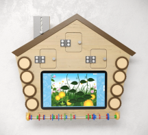 Интерактивный бизиборд с программным логопедическим комплексом и элементами «Избушка» - fgospostavki.ru - Лесной