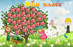 Стенд "Наш класс" Вариант 3 - fgospostavki.ru - Лесной