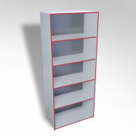 Шкаф широкий открытый ТР1 ЛДСП - fgospostavki.ru - Лесной