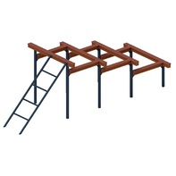 Элементы полосы препятствий "Разрушенная лестница" - fgospostavki.ru - Лесной