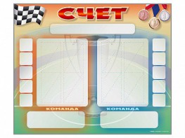 Стенд-табло маркерное для спортзалов - fgospostavki.ru - Лесной