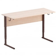 Стол ученический двухместный регулируемый (прямоугольная труба) - fgospostavki.ru - Лесной