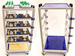 Мобильная стойка для хранения наборов ГИА по химии - fgospostavki.ru - Лесной