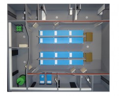 Макет "Убежище в разрезе" (встроенное убежище) - fgospostavki.ru - Лесной