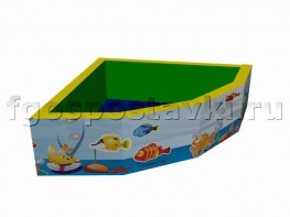 Бассейн угловой с шелкографией - fgospostavki.ru - Лесной