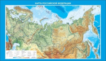 Стенд "Карта Российской федерации" - fgospostavki.ru - Лесной