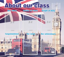 Стенд "About our class" - fgospostavki.ru - Лесной