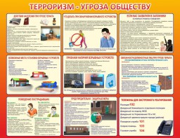 Стенд "Терроризм - угроза обществу" - fgospostavki.ru - Лесной
