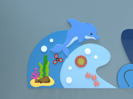 Бизиборд «Дельфин» - fgospostavki.ru - Лесной