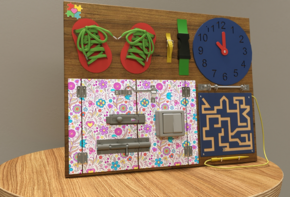 Бизиборд «Для девочек» - fgospostavki.ru - Лесной