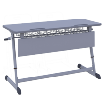 Парта NOMAD V двухместная регулируемая по высоте - fgospostavki.ru - Лесной