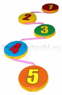 Дорожка "Змейка-шагайка-геометрическая" с цифрами - fgospostavki.ru - Лесной