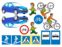 Магнитно-маркерная доска "Дорожные правила пешехода" с комплектом тематических магнитов - fgospostavki.ru - Лесной