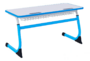 Парта SMARTY двухместная регулируемая по высоте с антивандальной кромкой - fgospostavki.ru - Лесной